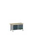 Bott 41002101.19V Kastwerkbank (b x h x d) 1500 x 840 x 750 mm Lichtgrijs