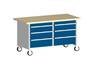 Bott 41002107.11V Kastwerkbank (b x h x d) 1500 x 840 x 750 mm Lichtgrijs