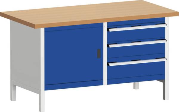 Bott 41002026.11V Kastwerkbank (b x h x d) 1500 x 840 x 750 mm Lichtgrijs
