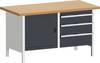 Bott 41002026.19V Kastwerkbank (b x h x d) 1500 x 840 x 750 mm Lichtgrijs