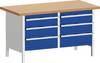 Bott 41002032.11V Kastwerkbank (b x h x d) 1500 x 840 x 750 mm Lichtgrijs