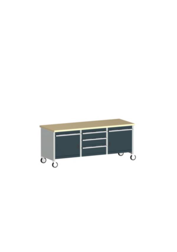 Bott 41002134.19V Kastwerkbank (b x h x d) 2000 x 840 x 750 mm Lichtgrijs