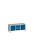 Bott 41002125.11V Kastwerkbank (b x h x d) 2000 x 840 x 750 mm Lichtgrijs