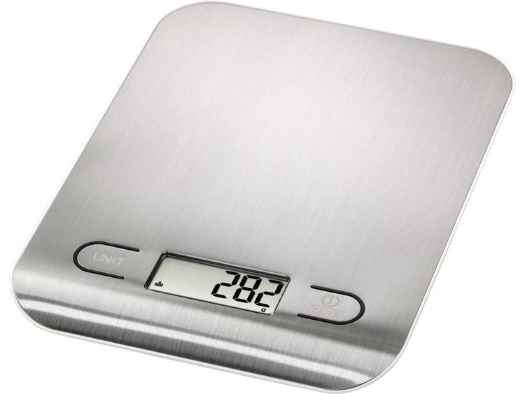 Hama Stella Keukenweegschaal Digitaal Weegbereik (max.): 5 kg Zilver