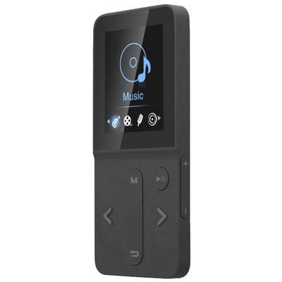 Mobile Beat MP 418 PLL MP4-speler 4 GB Zwart eBook-functie, FM-radio, Spraakopname