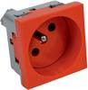 KOPOS QP 45x45_BB Apparaatinzet Wandcontactdoos enkel (l x b) 45 mm x 45 mm Rood 1 stuk(s)