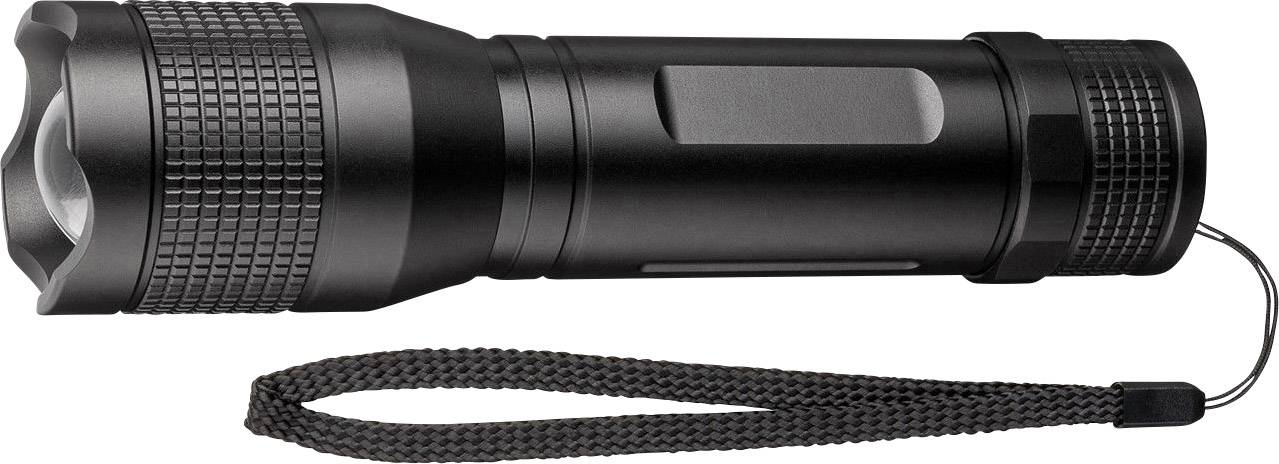 Goobay LED Taschenlampe Zoom 1500lm 3Modi 6xAA Zaklamp werkt op batterijen LED-reflectorlamp 1500 lm 50000 h 255 g