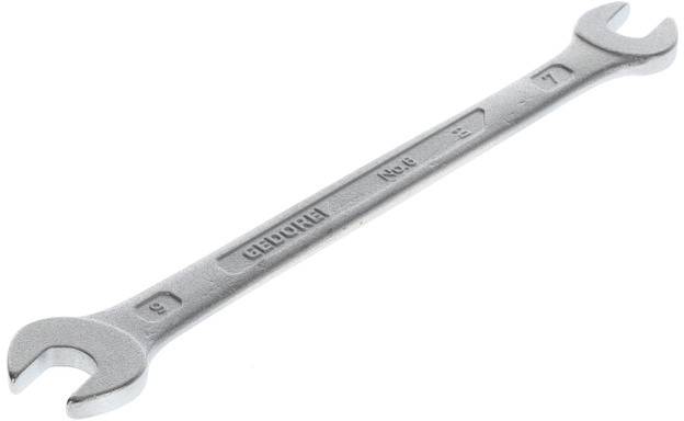 Gedore 6064130 6 7X9 Dubbele steeksleutel Sleutelbreedte (metrisch) 7 - 9 mm