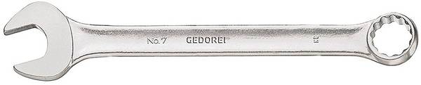 Gedore 1436767 7 3/16AF Ring-steeksleutel  Sleutelbreedte (metrisch) 07 - 19 mm Sleutelbreedte (inch) 3/16"