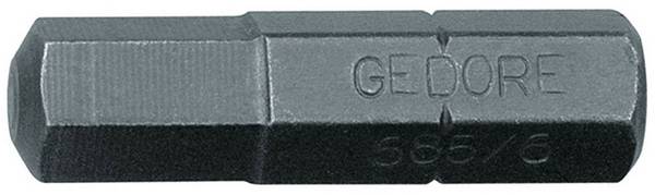Gedore 6538960 685 3 S-010 Inbus-bit Aandrijving: 1/4" (6,3 mm) Uitvoering: Dop (zeskant) 3 mm 25 mm