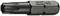 Een metalen T40 Torx-bitopzetstuk met de opschrift '897 TX GERMANY T40', geschikt voor gereedschapsgebruik.