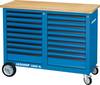 Gedore 2528096 Verrijdbare werkbank (b x h x d) 1250 x 985 x 550 mm Blauw