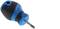 Kruiskopschroevendraaier met ergonomische, blauw-zwarte handgreep en stalen punt, liggend gefotografeerd.