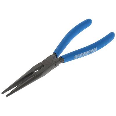 Nijptang met blauwe handgrepen, geschikt voor het vastpakken en buigen van draad. Essentieel gereedschap voor elektriciens en doe-het-zelvers.