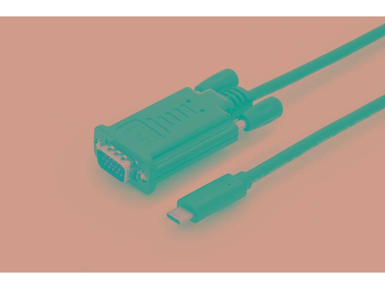 Digitus DB-300331-020-S video kabel adapter 2 m USB C VGA (D-Sub) Zwart
