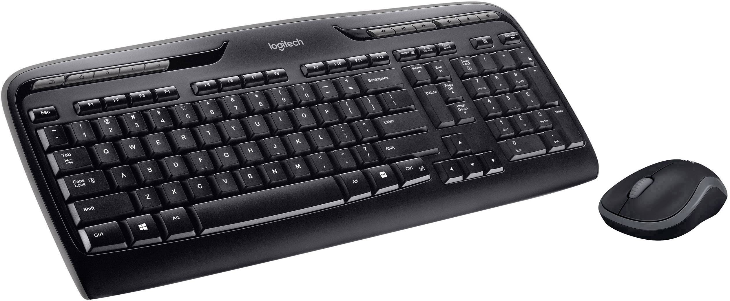 Logitech MK330 Wireless Combo - US - Tastatur  Maus Set - Englisch US - Schwarz – Foto 2 von 2