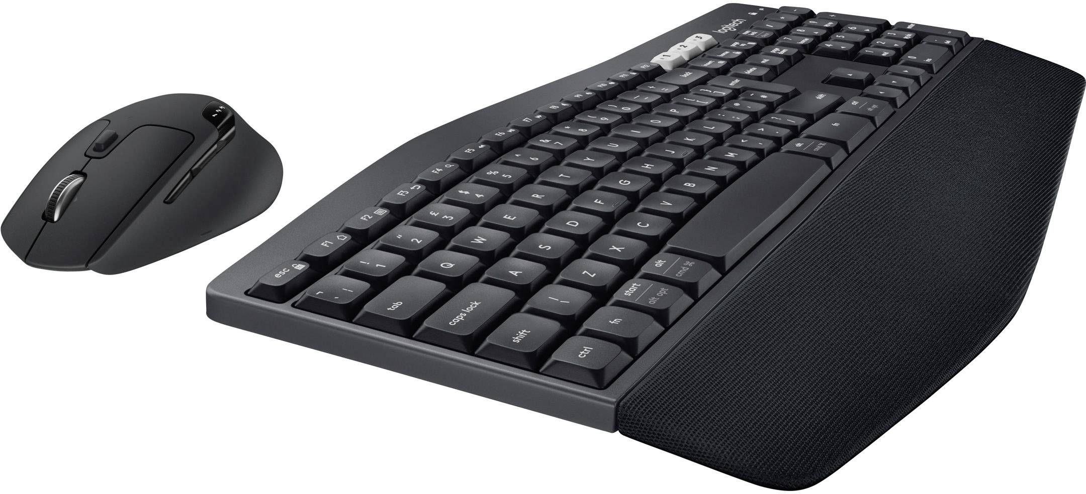 Logitech MK850 PERFORMANCE Set met toetsenbord en muis Bluetooth Polssteun QWERTY, Nederlands Zwart-1