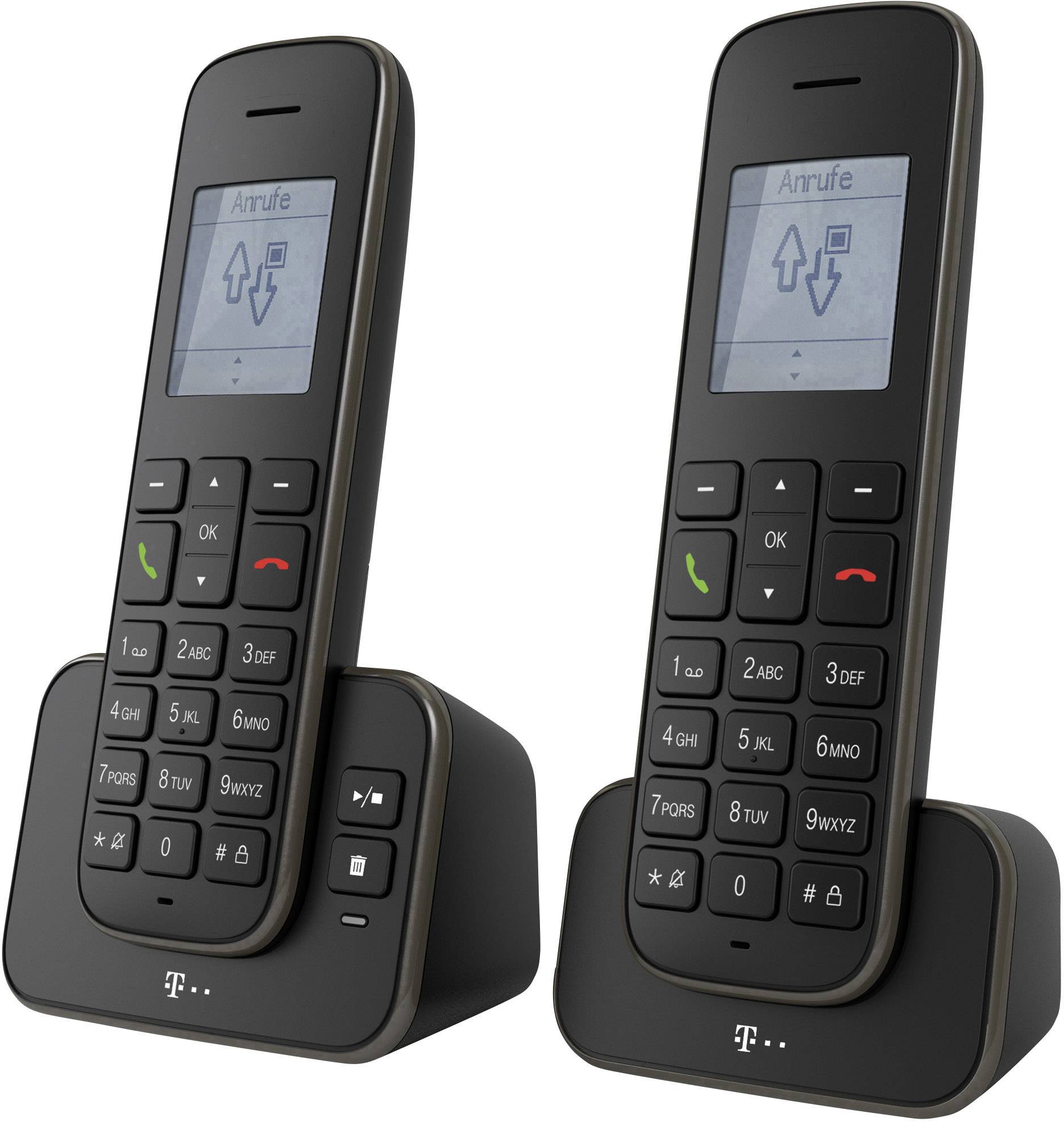 Telekom Sinus A 207 Draadloze DECT-telefoon Antwoordapparaat Zwart