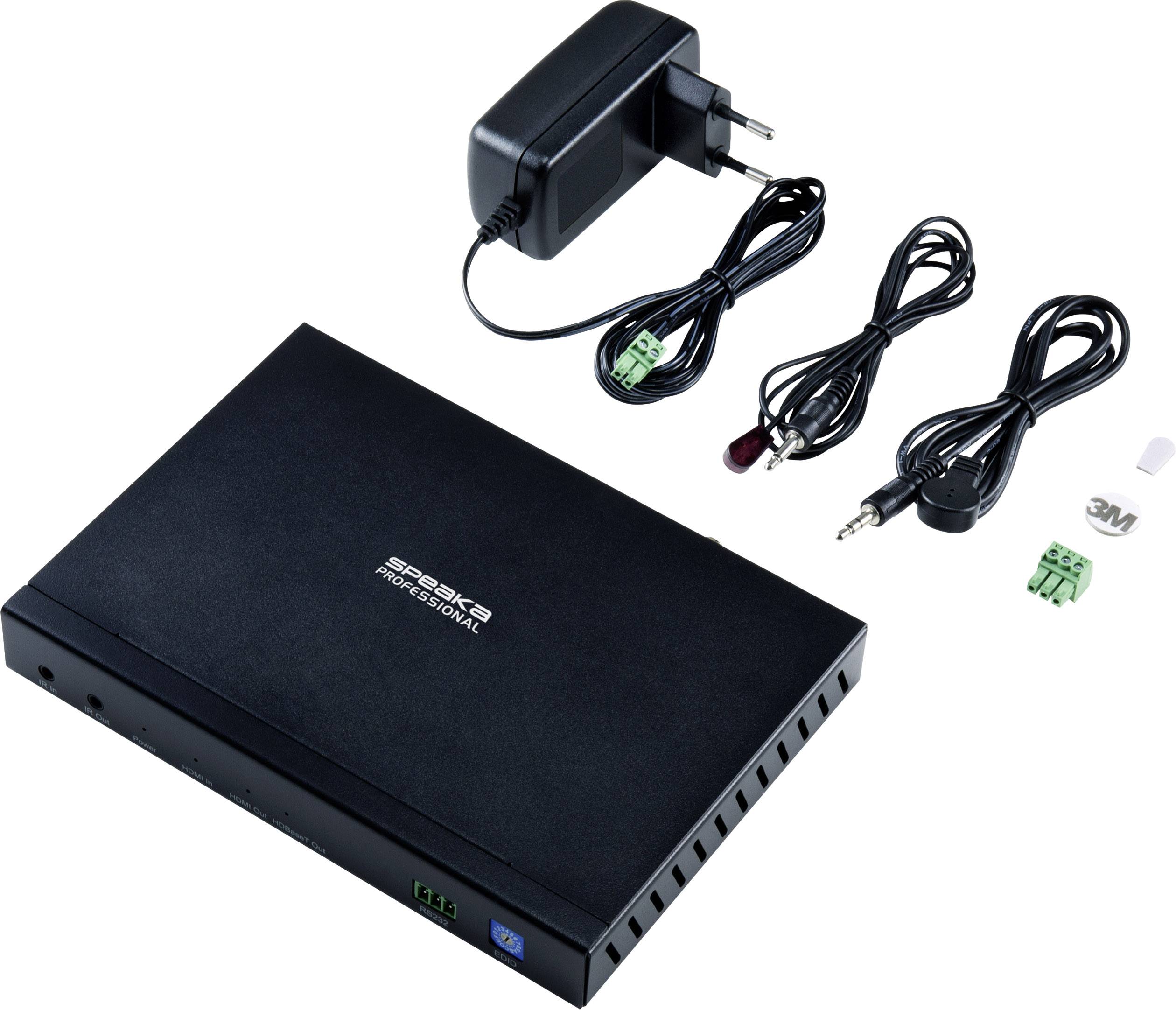 SpeaKa Professional HDMI, Infrarood Via netwerkkabel RJ45 70 m-4