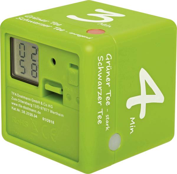 TFA Dostmann TeeTimer Cube Timer Groen Digitaal Conrad.nl