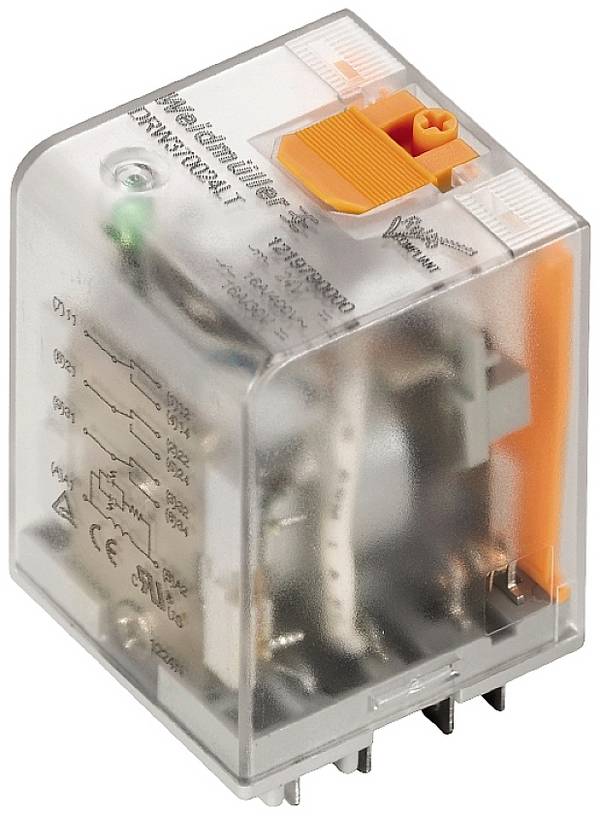 Weidmüller DRH174012LT Steekrelais 12 V/DC 16 A 1x NC 10 stuk(s) Piece