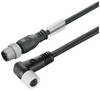 Weidmüller 1220620500 Sensor/actuator aansluitkabel M12 Aantal polen (sensoren): 3 Stekker 5.00 m 1 stuk(s)