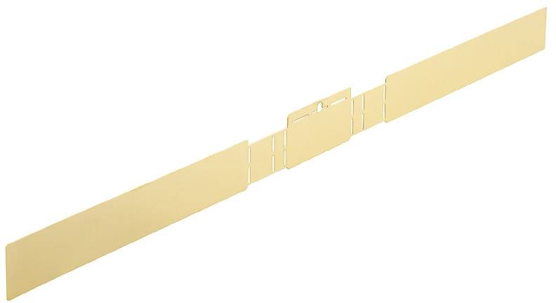 Weidmüller KLIPPON COPL 082306 1390950000 Aardingsplaat (l x b) 258 mm x 33.5 mm Messing Messing 1 stuk(s)