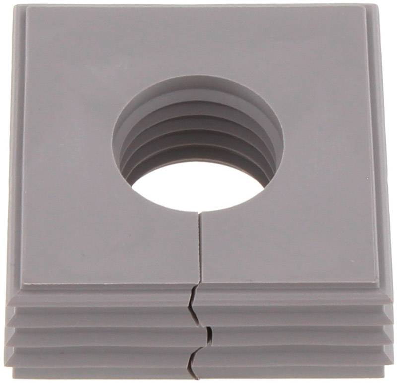 Weidmüller CABTITE SE 19-20 LRG GY Dicht-inzetstuk Met trekontlasting, Waterdicht, Gegroefd, Open, Halogeenvrij Diameter montagegat 20 mm Klem-Ø (max.) 20 mm