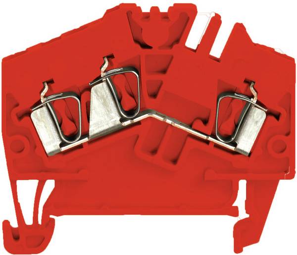 Weidmüller 1946220000 Aardklem 2.5 mm Spanveer Rood 100 stuk(s)