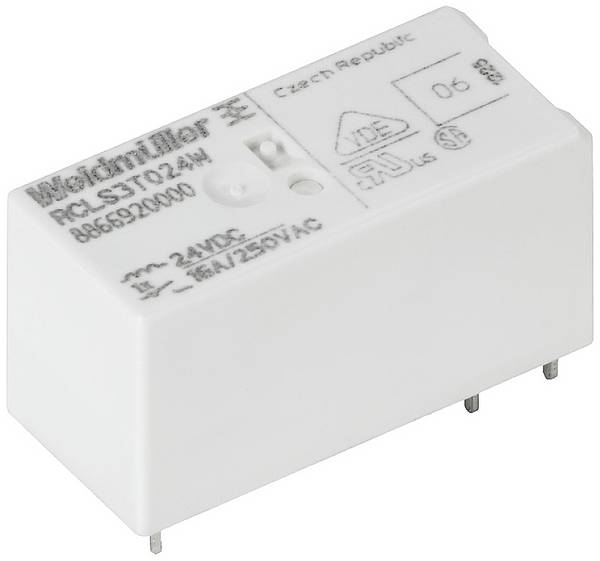 Weidmüller RCL314012W Steekrelais 12 V/DC 16 A 1x wisselcontact 20 stuk(s)