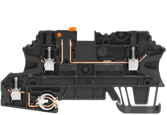 Weidmüller 2492380000 Meetscheidingsklem 4 mm Schroeven Zwart 50 stuk(s)