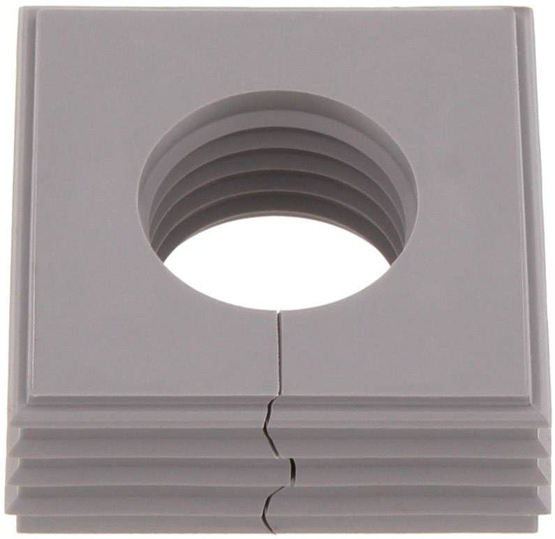 Weidmüller CABTITE SE 22-23 LRG GY Dicht-inzetstuk Open, Halogeenvrij, Waterdicht, Met trekontlasting Diameter montagegat 23 mm Klem-Ø (max.) 23 mm TPE