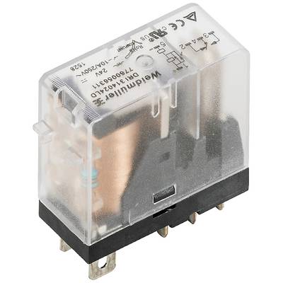 Weidmüller DRI314012L Steekrelais 12 V/DC 10 A 1x wisselcontact 20 stuk(s)