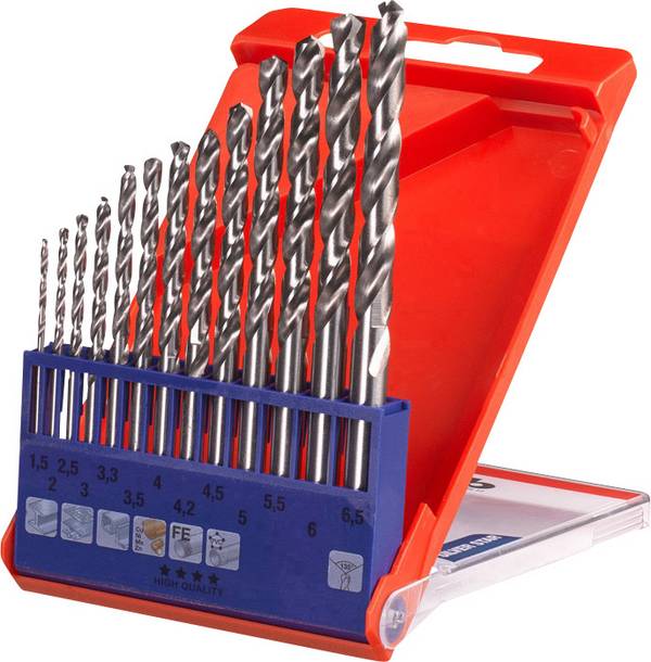 kwb 205840 HSS Metaal-spiraalboorset 13-delig 1.5 mm, 2 mm, 2.5 mm, 3 mm, 3.2 mm, 3.5 mm, 4 mm, 4.2 mm, 4.5 mm, 5 mm DIN 338 Cilinderschacht 1 stuk(s)