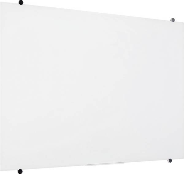SpeaKa Professional Glazen magneetbord SP-GWW-001 (b x h) 1200 mm x 900 mm Wit Glad Incl. opbergbakje