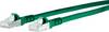 Metz Connect 1308450555-E RJ45 Netwerkkabel, patchkabel CAT 6A S/FTP 0.50 m Groen Folie afscherming, Afscherming gevlochten, Afscherming totaal 1 stuk(s)