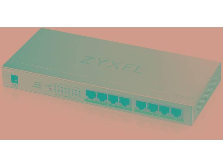 ZyXEL GS1008HP Unmanaged Gigabit Ethernet (10-100-1000) Grijs Power over Ethernet (PoE)