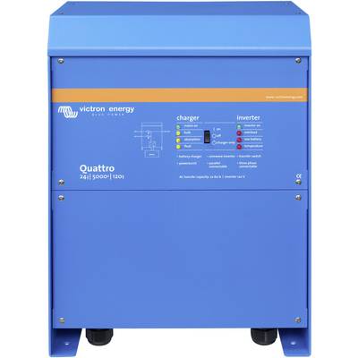 Victron Energy Quattro 24/5000/120-100/100 Omvormer 5000 W 24 V/DC - 230 V/AC 
