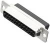 encitech DBC25-SS 2101-0190-13 D-sub female connector 180 ° Aantal polen: 25 Crimpen 1 stuk(s) Tray
