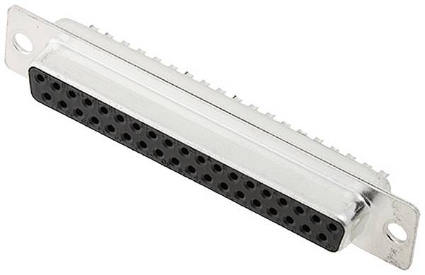 encitech DB37-SS 2101-0180-14 D-sub female connector 180 ° Aantal polen: 37 Soldeerkelk 1 stuk(s) Tray