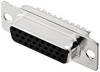 encitech HDS-26-F-T-B-S 2101-0300-12 D-sub female connector 180 ° Aantal polen: 26 Soldeerkelk 1 stuk(s) Tray