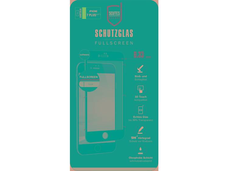 Scutes Deluxe 3D Schutzglas, IPhone 7-8 plus sch. Screenprotector (glas) Apple iPhone 7 Plus, Apple 