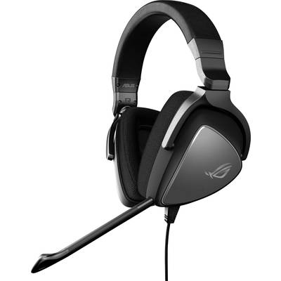 Asus ROG Delta Cora Over Ear headset  Gamen Kabel Stereo Zwart  Volumeregeling, Microfoon uitschakelbaar (mute)