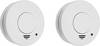 Smartwares FSM-11512 Rookmelder Set van 2 stuks Incl. batterij (5 jaar) werkt op batterijen (Ø x h) 100 mm x 35 mm