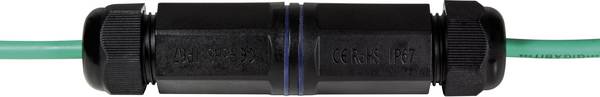 LogiLink RJ45 Netwerk Adapter  [1x RJ45-bus - 1x RJ45-bus] 0 mm Zwart
