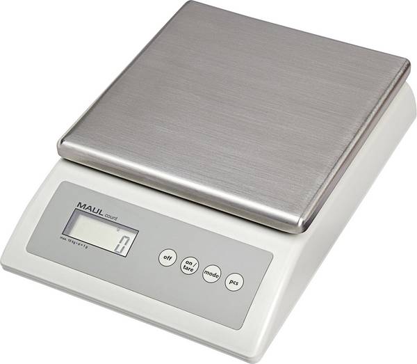 Maul Zählwaage MAULcount, 10 kg 1679182 Telweegschaal  Weegbereik (max.) 10000 g Resolutie 1 g werkt op batterijen, werkt op het lichtnet Grijs
