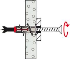 Fischer 545678 DUOBLADE S LD Gipsplaatplug 44 mm 20 stuk(s)-14