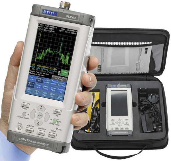 Aim TTi PSA3605USC Spectrumanalyzer Fabrieksstandaard (zonder certificaat) 3590 MHz Handapparaat