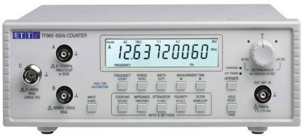 Aim TTi TF960 Frequentieteller  0.001 Hz - 6 GHz