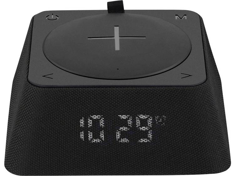 swisstone Q-Box Bluetooth luidspreker FM radio, USB Zwart